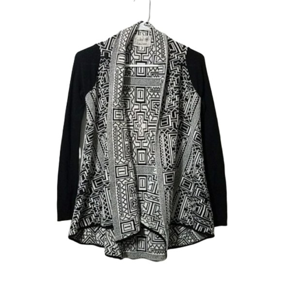 Anthropologie Field Flower Stamped Jacquard Cardigan - Picture 2 of 5